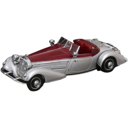 Horchホルヒ 855 Special Roadsterスペシャルロードスター 1938 シルバー レッド / MINICHAMPS 1/43 ミニカー