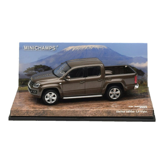 VWフォルクスワーゲン Amarok アマロック 2009 ブラウンメタリック 1010台限定 / MINICHAMPS 1/43 ミニカー