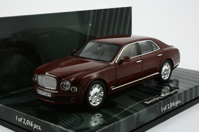 Bentley Mulsanne 2010 レッドメタリック/ MINICHAMPS 1/43 ミニカー
