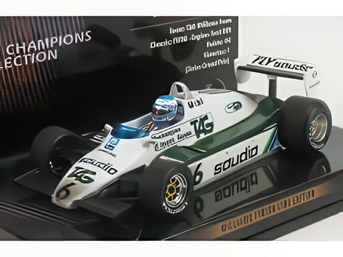 WILLIAMS F1 FW08 N 6 ダーティバージョン シーズン ワールドチャンピオン 1982 ケケ・ロズベルグ ホワイト グリーン/ MINICHAMPS 1/43 ミニカー