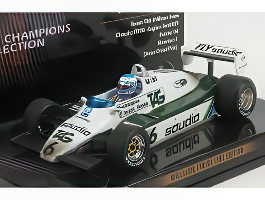 WILLIAMS F1 FW08 N 6 ダーティバージョン シーズン ワールドチャンピオン 1982 ケケ・ロズベルグ ホワイト グリーン/ MINICHAMPS 1/43 ミニカー