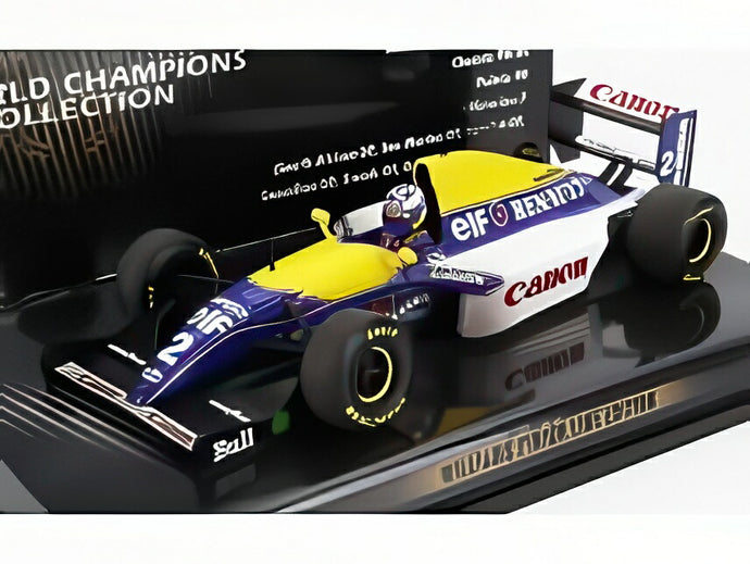WILLIAMS F1 RENAULT FW15 #2 ワールドチャンピオン 1993シーズン アラン・プロスト (ダーティバージョン) ブルー/イエロー/ブルー/ MINICHAMPS 1/43 F1ミニカー