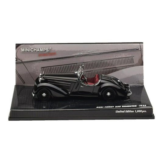 Audiアウディ Front 225 ロードスター 1935 ブラック 1008台限定 / MINICHAMPS 1/43 ミニカー