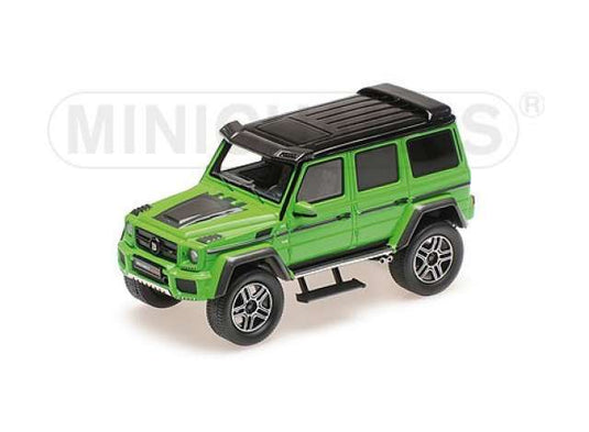 2016 Brabus 4x4? メルセデスベンツ G500 4x4? レジンシリーズ グリーン/MINICHAMPS 1/43ミニカー
