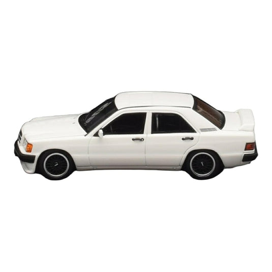 Mercedesメルセデス Brabusブラバス 3.6S 190E W201 1989 ホワイト 330台限定 / MINICHAMPS 1/43 ミニカー