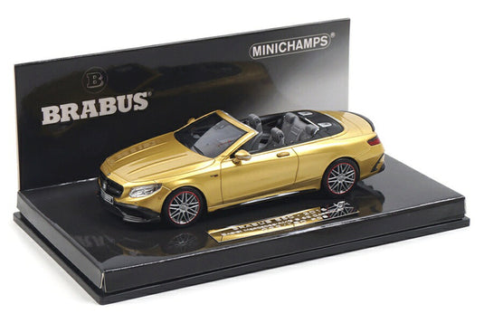 Brabus 850 S-Class Cabriolet 2016 ゴールド / MINICHAMPS 1/43 ミニカー
