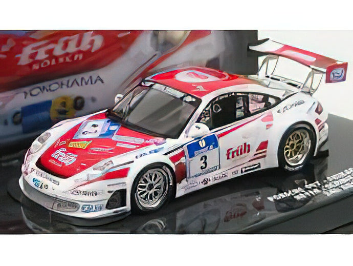 PORSCHEポルシェ  911 997 TEAM FRIKADELLI RACING N 3 24h NURBURGRING 2009 HEYER  SCHMITZ  ABBELEIN  ALTHOFF  WHITE ORANGE/ミニチャンプス 1/43ミニカー