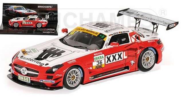 2011 メルセデスベンツ SLS AMG GT3 MS Racing Gotz／Mayer ADAC GT Masters/ MINICHAMPS  1/43 ミニカー