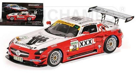 2011 メルセデスベンツ SLS AMG GT3 MS Racing Gotz／Mayer ADAC GT Masters/ MINICHAMPS  1/43 ミニカー