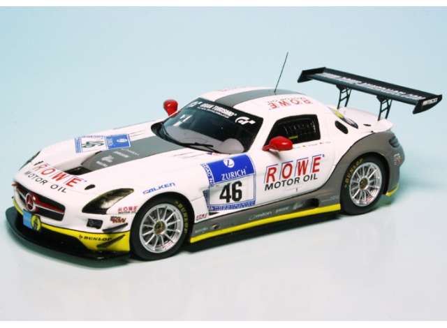 2011 Mercedes Benz SLS AMG GT3 Rowe Racing Bullit/Zehe/Schwager/Rade 24h Nurburgring/MINICHAMPS 1/43ミニカー