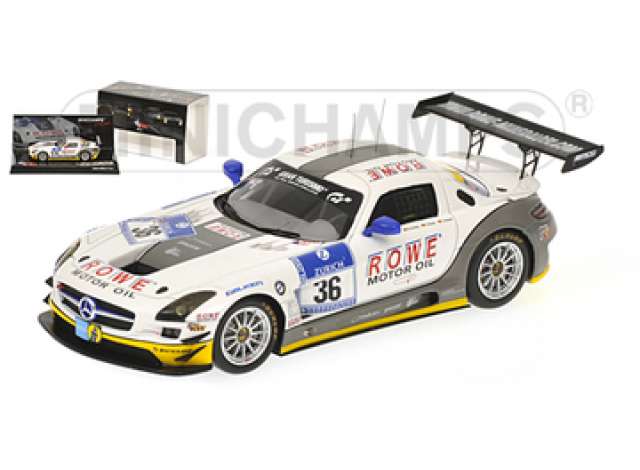 2011 Mercedes Benz SLS AMG GT3 Rowe Racing Rehfeld/Schelp/Hapt/Rollo 24h Nurburgring/MINICHAMPS 1/43ミニカー