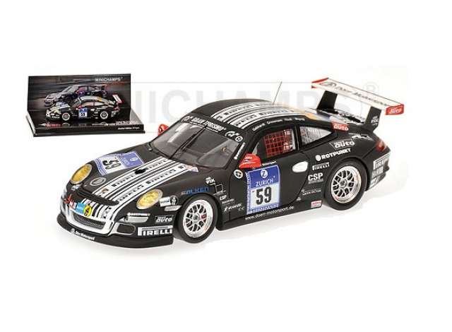 2011 Porsche 911 GT3 R Dorr Motorsport, Gebhardt/Grossmann/Kluck/Mapelli, 24h Nurburgring/MINICHAMPS 1/43ミニカー