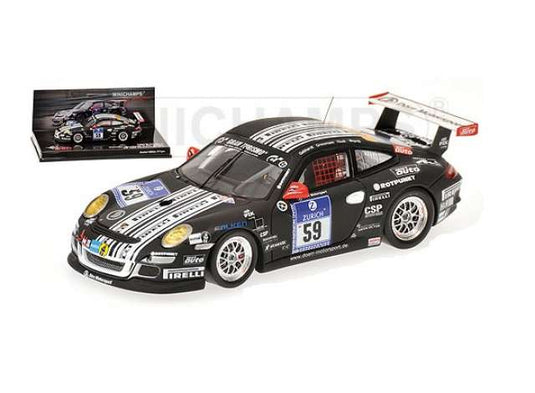 2011 Porsche 911 GT3 R Dorr Motorsport, Gebhardt/Grossmann/Kluck/Mapelli, 24h Nurburgring/MINICHAMPS 1/43ミニカー