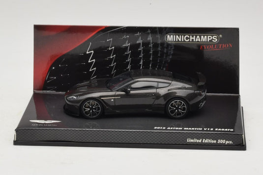 Astonアストンマーチン V12 Zagato 2012 ガンメタ 500台限定 / MINICHAMPS 1/43 ミニカー