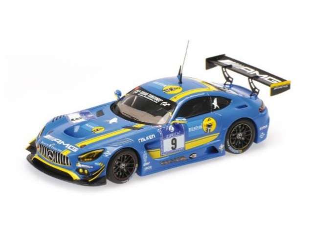 2016 Mercedes-Benz AMG GT3 Buurman/Engel/Haupt/Muller 24H Nurburgring, blue/MINICHAMPS 1/43ミニカー