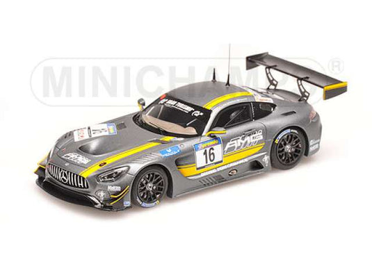 2016 Mercedes-Benz AMG GT3 Jager/Seyffarth/Buurman VLN October, grey/MINICHAMPS 1/43ミニカー 500台限定