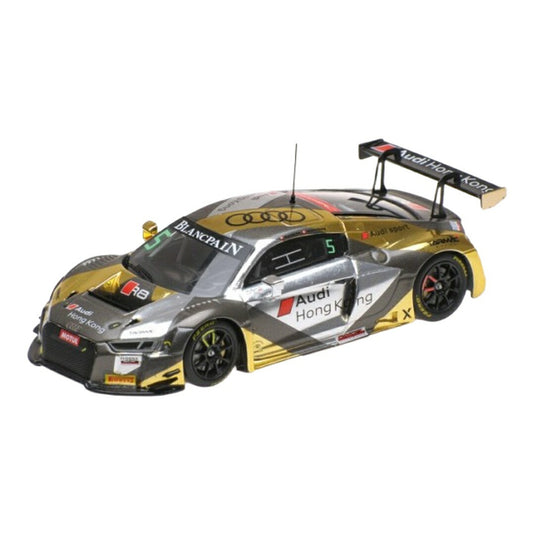 Audiアウディ R8 LMS Blancpain GT Asia 2017 No.5 ゴールド/シルバー / Minichamps 1/43 ミニカー