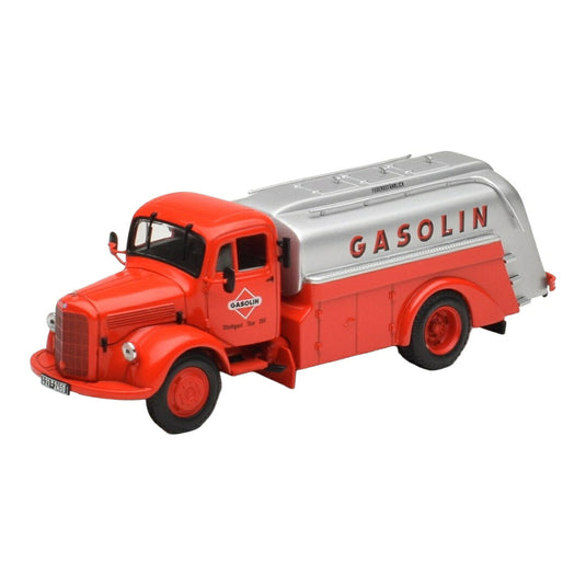 Mercedes Benzメルセデスベンツ L 3500 タンカートラック Gasolin レッド / MINICHAMPS 1/43 ミニカー