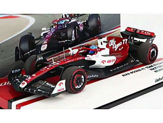 ALFA ROMEO  F1 C42 TEAM ORLEN RACING N 77 6th BAHRAIN GP 2022 VALTTERI BOTTAS  WHITE RED MET/MINICHAMPS 1/43ミニカー