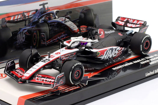 Kevin Magnussenケビンマグヌッセン Haasハース VF-23 2023 #20 USA GP ブラックホワイトレッド / MINICHAMPS 1/43 ミニカー
