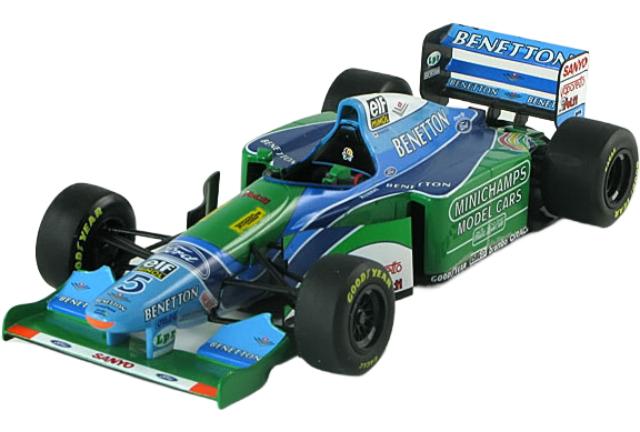 Benetton B194 ホッケンハイムGP ワールドチャンピオン Schumacher 1994/ MINICHAMPS 1/18 ミニカー