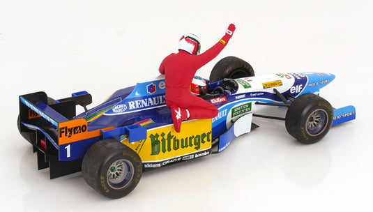 Benetton Renault B195 タクシー カナダGP Schumacher with Alesi 1995 フィギュア・デカール付 限定702個/ MINICHAMPS 1/18 ミニカー