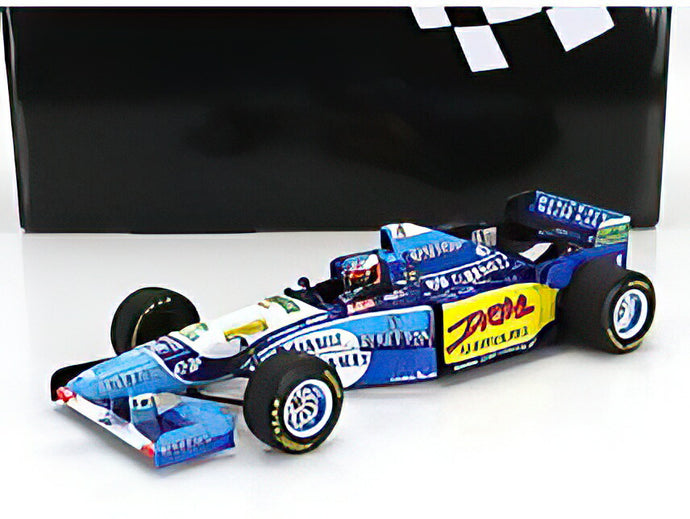 BENETTON  F1 B195 TEAM MILD SEVEN RENAULT N 1 WORLD CHAMPION WINNER FRENCH GP MICHAEL SCHUMACHER 1995  BLUE YELLOW/MINICHAMPS 1/18ミニカー