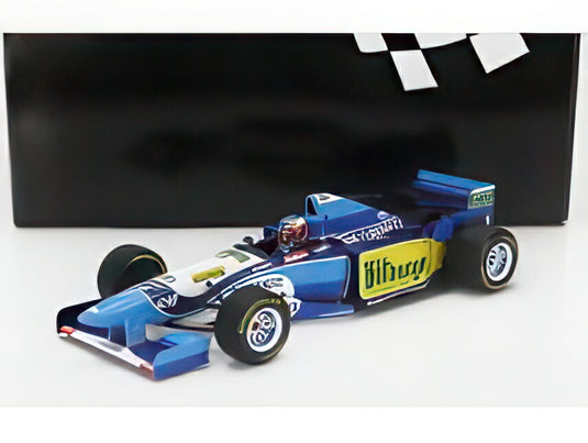 BENETTON F1 B195 TEAM MILD SEVEN RENAULT N 1 ワールドチャンピオン 優勝 JAPAN GP レインタイヤ付 ミハエル・シューマッハ 1995 ブルー イエロー/ MINICHAMPS 1/18 ミニカー