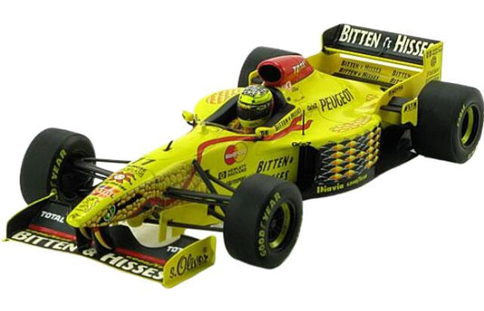 Jordanジョーダン Peugeotプジョー 197 1997 Ralf Schumacherラルフシューマッハ / Minichamps 1/18 ミニカー
