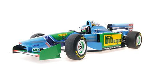 ギャラリービューアに画像をロードする, BENETTON F1 B194 フォード N5 世界王者 オーストラリアGP 1994 M.シューマッハ ショーケース付/ MINICHAMPS 1/12 ミニカー
