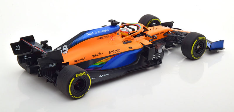ギャラリービューアに画像をロードする, McLaren MCL35M オーストリアGP Sainz 2020 限定504個/ MINICHAMPS 1/18 ミニカー
