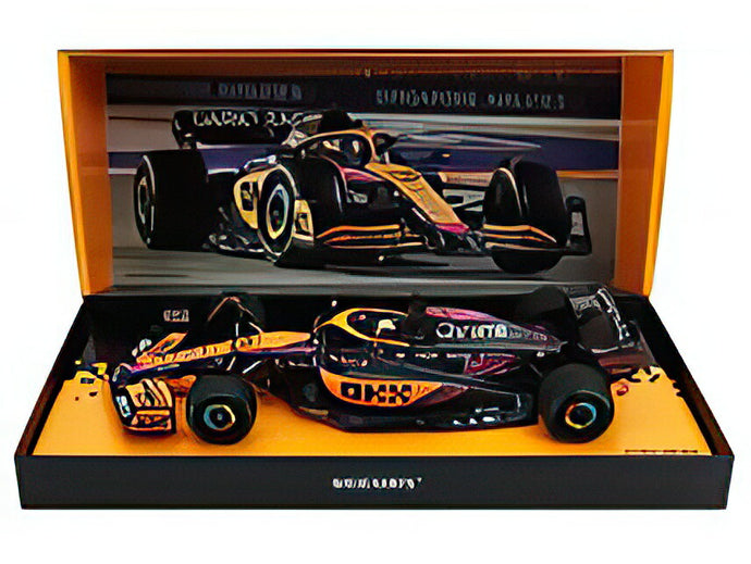 【予約】McLAREN F1 MCL36 MERCEDES TEAM MCLAREN N 3 5th SINGAPORE GP 2022 DANIEL RICCIARDO ORANGE LIGHT BLUE/Minichamps 1/18ミニカー