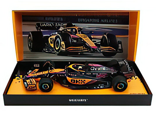 【予約】McLAREN F1 MCL36 MERCEDES TEAM MCLAREN N 3 5th SINGAPORE GP 2022 DANIEL RICCIARDO ORANGE LIGHT BLUE/Minichamps 1/18ミニカー