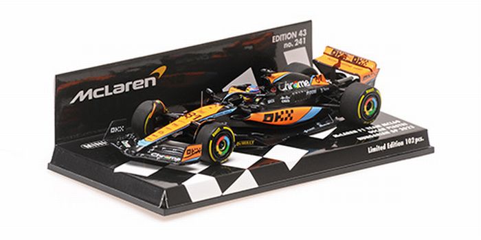 ギャラリービューアに画像をロードする, McLAREN - F1 MCL60 TEAM McLAREN N 81 HUNGARIAN GP 2023 OSCAR PIASTRI/Minichamps 1/43 ミニカー
