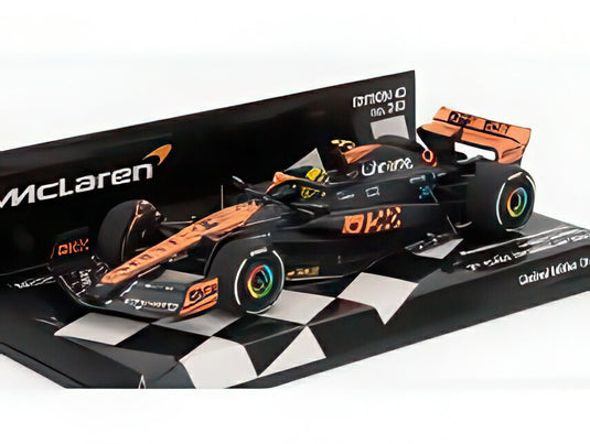 McLAREN F1 MCL60 TEAM McLAREN N 4 2位 JAPAN GP 2023 ランド・ノリス ホワイト オレンジ ブラック/ MINICHAMPS 1/43 ミニカー