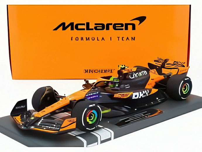 McLAREN F1 MCL38 TEAM McLAREN #4 2024シーズン ランド・ノリス オレンジ/ブラック/ MINICHAMPS 1/18 ミニカー