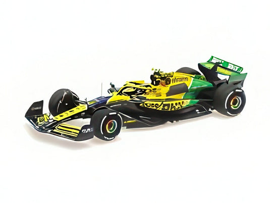 【予約】McLAREN F1 MCL38 TEAM McLAREN #4 モナコGP 4位 (セナ 30周年記念) 2024 ランドノリス イエロー/グリーン/ブラック/ MINICHAMPS 1/43 ミニカー