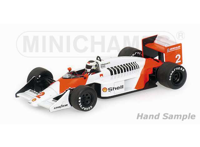 1987 McLaren TAG MP4/3 Stefan Johansson, red/white/MINICHAMPS 1/18ミニカー