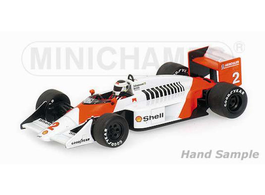 1987 McLaren TAG MP4/3 Stefan Johansson, red/white/MINICHAMPS 1/18ミニカー