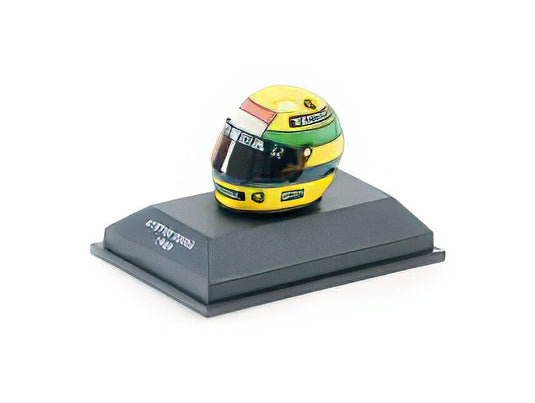 【予約】12月以降発売予定BELL F1 CASCO HELMETヘルメット HONDA MP4/4 N 12 WORLD CHAMPION SEASON 1988 AYRTON SENNAアイルトン・セナ - YELLOW GREEN /Minichamps 1/8