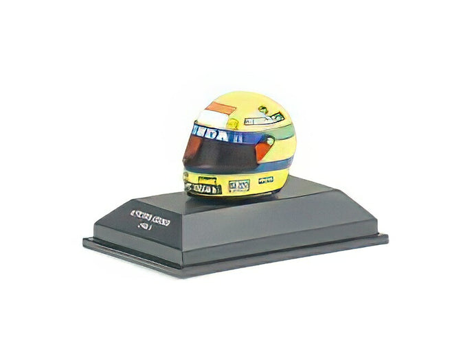 【予約】12月以降発売予定BELL F1 CASCO HELMETヘルメット MP4/6 HONDA N 1 WORLD CHAMPION SEASON 1991 AYRTON SENNAアイルトン・セナ - YELLOW GREEN /Minichamps 1/8