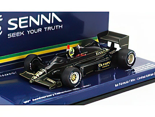 LOTUS F1 97T RENAULT TURBO TEAM LOTUS N 12 WINNER PORTUGAL GP 1985 AYRTON SENNA BLACK/MINICHAMPS 1/43ミニカー 30周年アニバーサリー