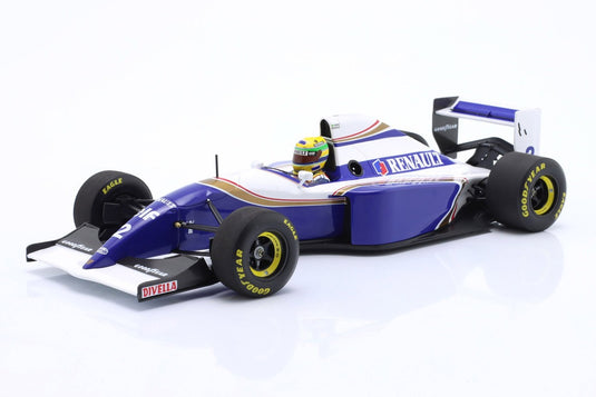 Ayrton Sennaアイルトン・セナ Williamsウィリアムズ FW16 #2 テスト 1994 ブルー/ホワイト / MINICHAMPS 1/18 ミニカー