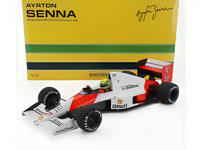 McLAREN  F1  MP4/5B HONDA V10 TEAM MARLBORO N 27 WORLD CHAMPION SEASON 1990 AYRTON SENNA  RED WHITE/MINICHAMPS 1/12ミニカー