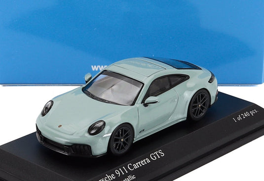 PORSCHE 911 992 2 CARRERA GTS クーペ 2025 グリーンメタリック / MINICHAMPS 1/64 ミニカー
