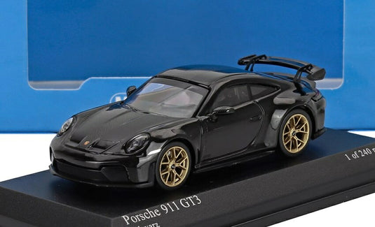 PORSCHE 911 992 2 GT3 WEISSACH PACKAGE クーペ 2025 ブラック / MINICHAMPS 1/64 ミニカー