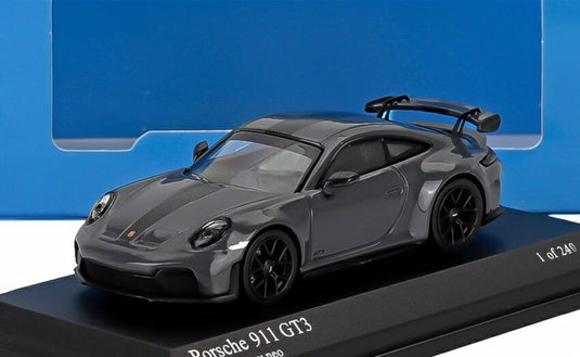 PORSCHE 911 992 2 GT3 WEISSACH PACKAGE クーペ 2025 グレー / MINICHAMPS 1/64 ミニカー