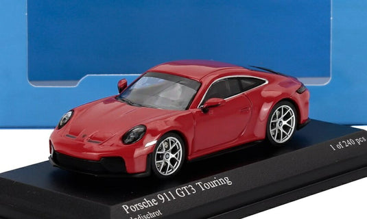 PORSCHE 911 992 2 GT3 TOURING クーペ 2025 レッド / MINICHAMPS 1/64 ミニカー