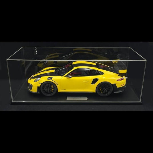 Porsche 911 GT2 RS 991型 2018年モデル ヴァイザッハパッケージ レーシングイエロー/Minichamps 1/8ミニカー ポルシェ特注