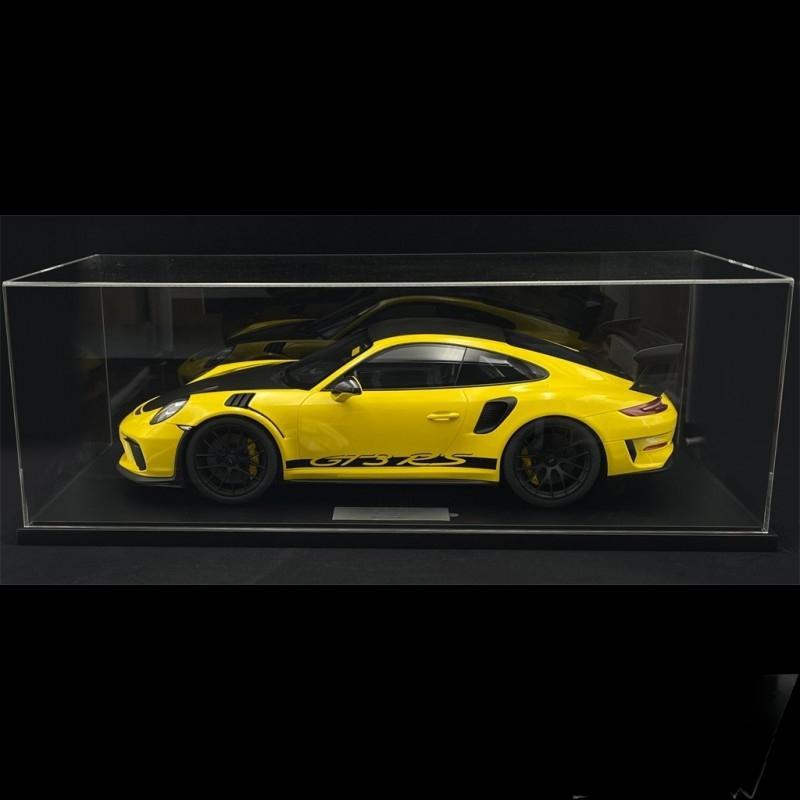 ギャラリービューアに画像をロードする, Porsche 911 GT3 RS 991型 2018年モデル ヴァイザッハパッケージ レーシングイエロー/Minichamps 1/8ミニカー ポルシェ特注

